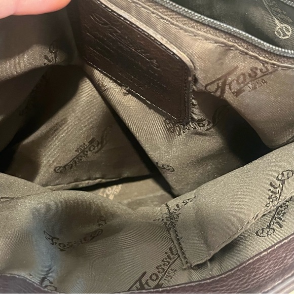 LEATHER CROSSBODY BAG - Picture 4 of 10